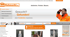 Desktop Screenshot of bauflohmarkt.de